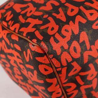 Louis Vuitton Speedy Handbag Limited Edition Monogram Graffiti