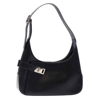 Salvatore Ferragamo Gancini Shoulder Bag Leather
