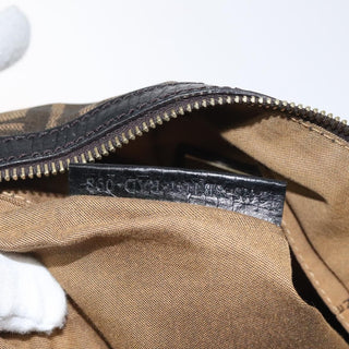 Fendi Chef Zip Crossbody Bag Zucca Canvas