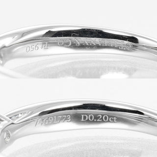 Tiffany & Co. Harmony Solitaire Ring Platinum with RBC Diamond I/VS1