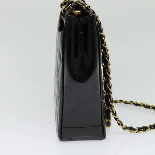 Chanel Vintage Chain Tote Quilted Patent
