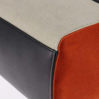 Celine Trapeze Bag Canvas with Leather