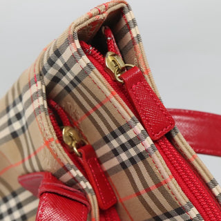 Burberry Nova Check Tote canvas check pattern