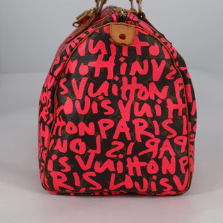 Louis Vuitton Speedy Handbag Limited Edition Monogram Graffiti