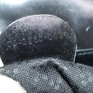 Gucci Vintage Bamboo Backpack Nylon and Patent Leather