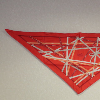 Hermes Triangle Scarves Silk