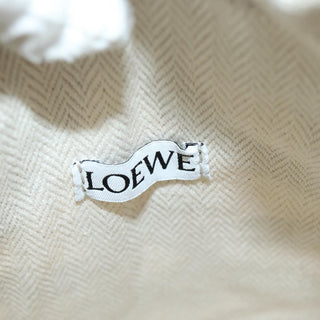 Loewe Anagram Drawstring Bucket Crossbody Bag Leather with Canvas