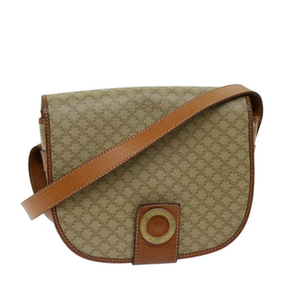 Celine Macadam Shoulder Bag Canvas
