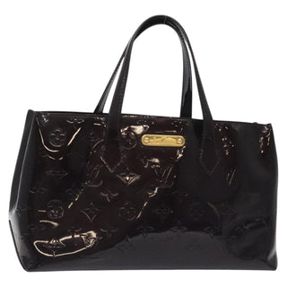 Louis Vuitton Wilshire Handbag Monogram Vernis