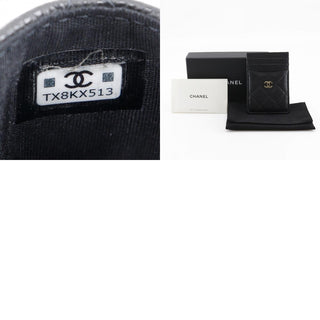 Chanel CC Card Case Quilted Caviar