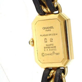 Chanel Premiere Rock Quartz Watch Plated Metal and Leather