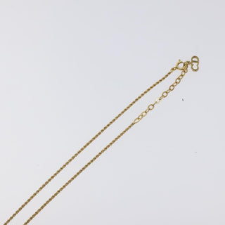 Christian Dior CD Pendant Necklace Gold-plated