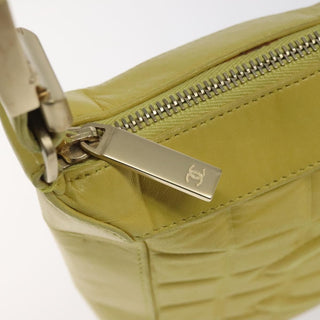 Chanel Chocolate Bar CC Shoulder Bag Quilted Leather