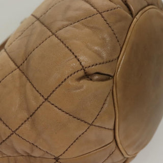 Chanel Vintage Wild Stitch Zip Shoulder Bag Quilted Lambskin