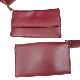 Gucci Belt Buckle Top Handle Bag Leather