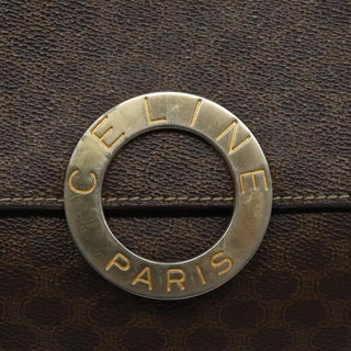 Celine Macadam Shoulder Bag PVC Leather