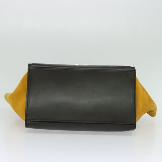 Celine Trapeze Bag Leather with Suede