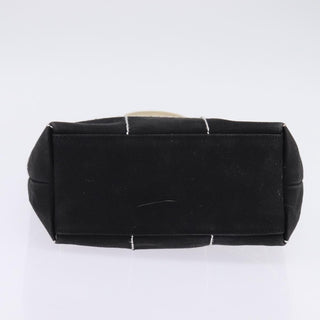 Chanel Chocolate Bar CC Logo Tote Canvas