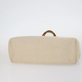 Hermes Herbag Cabas Toile and Leather