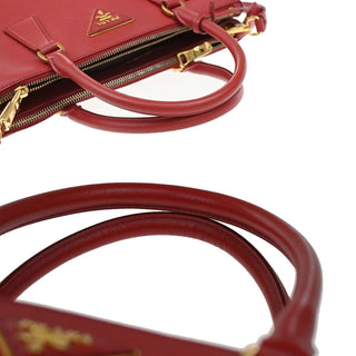 Prada Galleria Double Zip Tote Saffiano Leather
