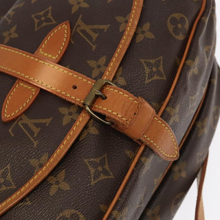 Louis Vuitton Saumur Handbag Monogram Canvas