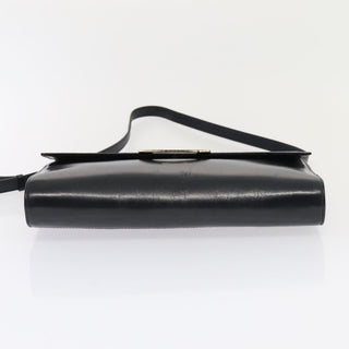 Celine Vintage Circle Logo Crossbody Bag Leather