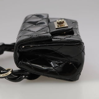 Chanel Reissue 2.55 Ankle Wrist Flap Bag Quilted Patent