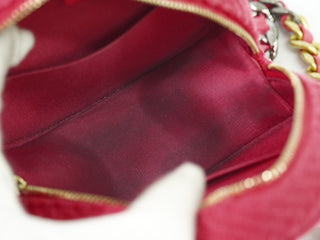 Chanel 19 Round Clutch with Chain Quilted Tweed