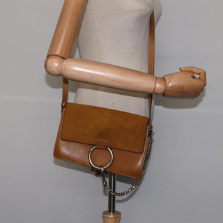 Chloe Faye Shoulder Bag Leather and Suede