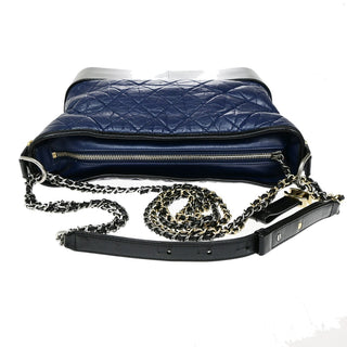 Chanel Gabrielle Hobo Quilted Goatskin and Patent