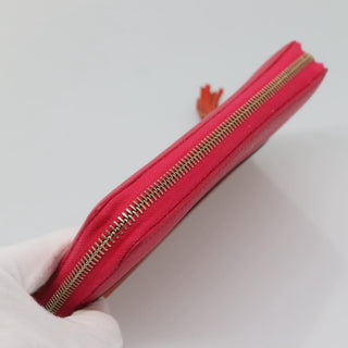 Gucci Bamboo Tassel Zip Wallet Leather