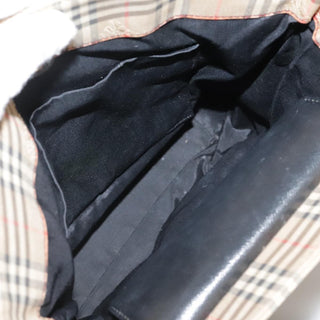 Burberry Nova Check Tote Leather