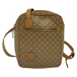 Celine Vintage Macadam Shoulder Bag Canvas