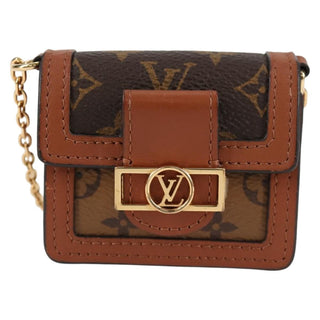 Louis Vuitton Dauphine Chain Wallet Reverse Monogram Canvas