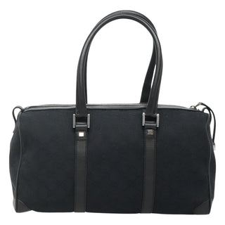 Gucci Vintage Zip Boston Bag GG Canvas