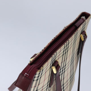 Burberry Nova Check Tote canvas check pattern
