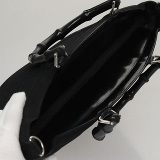 Gucci Vintage Bamboo Handle Tote Nylon