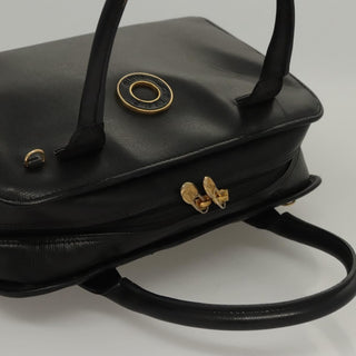 Celine Circle Logo Handbag Leather