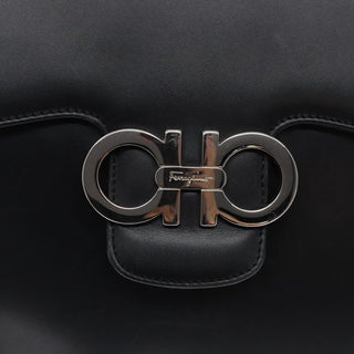 Salvatore Ferragamo Gancini Shoulder Bag Leather