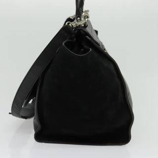 Celine Trapeze Bag Leather with Suede