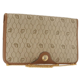 Christian Dior Vintage Honeycomb chain Canvas
