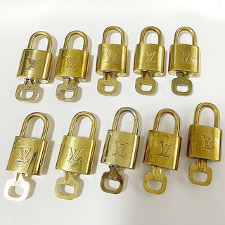 Louis Vuitton Cadenas Bag Charm Gold-plated