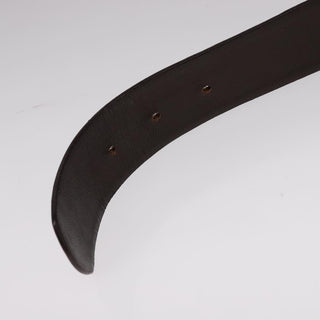 Christian Dior D Buckle Belt Canvas and Leather