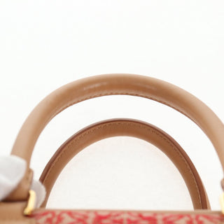 Loewe Amazona Bag Leather and Jacquard Canvas