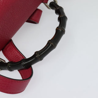 Gucci Bamboo Tassel Backpack Leather