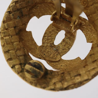 Chanel Vintage CC Clip-On Earrings Metal