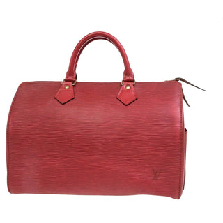Louis Vuitton Speedy Handbag Epi Leather