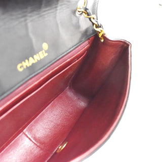 Chanel Vintage Diana Flap Bag Quilted Caviar