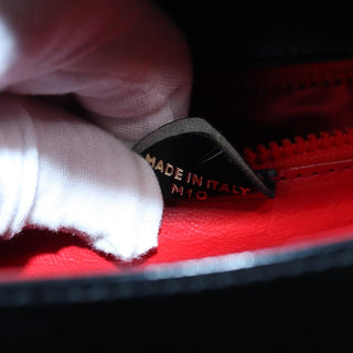 Celine Vintage Circle Logo Crossbody Bag Leather