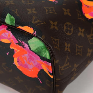 Louis Vuitton Neverfull Tote Limited Edition Monogram Roses